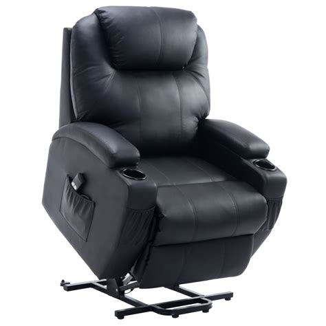 HOMCOM Fauteuil releveur électrique fauteuil de relaxation inclinable