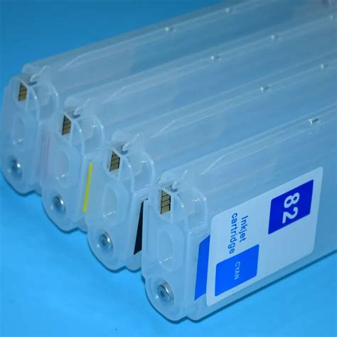 Ml Colors Refillable Ink Cartridge For Hp Designjet Dj