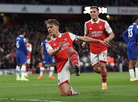 Martin Odegaard Scores Brace Arsenal FC Defeats Chelsea FC