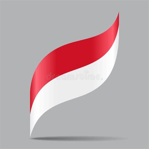 Indonesian Flag Wavy Stock Illustrations Indonesian Flag Wavy