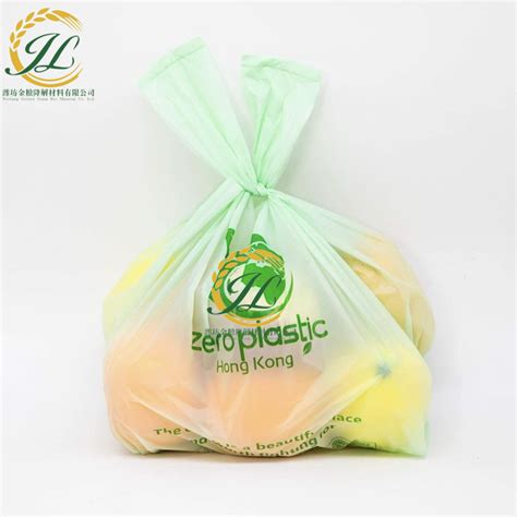 100 Biodegradable Plastic Free Bag Corn Starch Compostable Pla Pbat