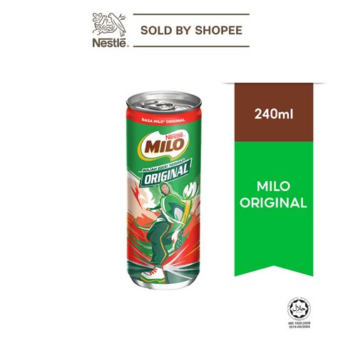 Nestle Milo Activ Go Original Can Ml Shopee Malaysia