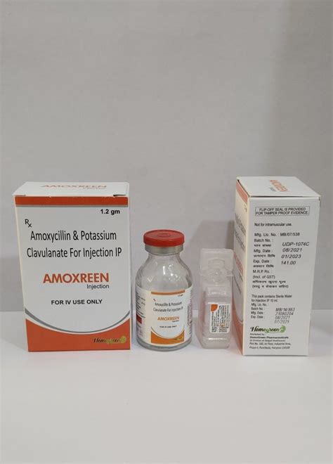 AMOXYCILLIN SODIUM 1000+CLAVULANIC 200 MCG at Rs 150/box | Clavmix in ...