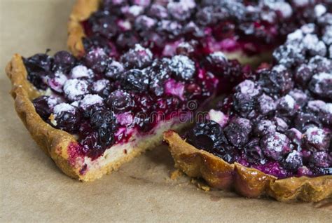 Blackcurrant Tart Stock Image Image Of Fruits Breakfast 77006449