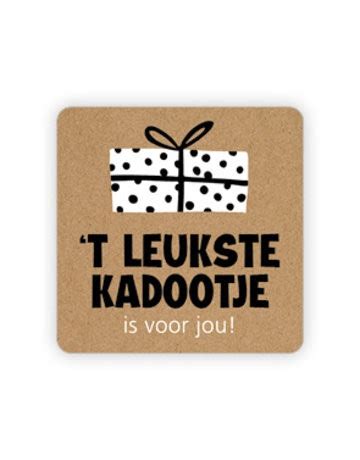 Sticker Leukste Kadootje Kraft