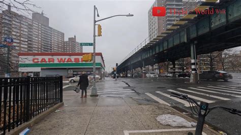 Bronx Walk Nyc Exploring In The Rain From Williamsbridge Sq To Pelham