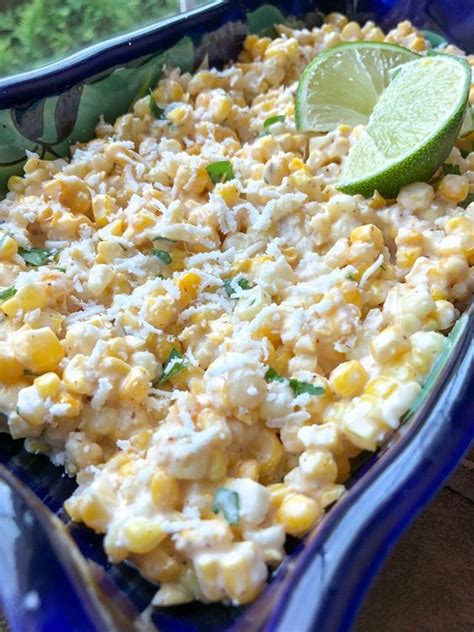 Easy Mexican Street Corn Salad A Healthy Makeover Recipe In 2020