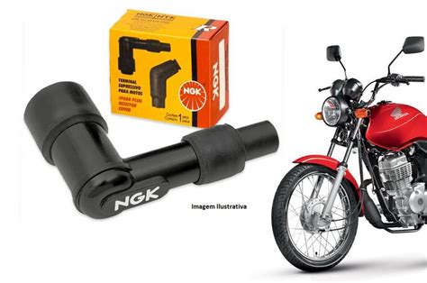 Cachimbo De Vela Ngk Ld Fp Honda Biz Cg Titan Fan Aero Strada Nx