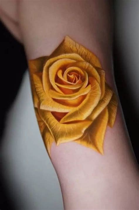 60 Yellow Rose Tattoos And Their Meanings Yellow Tattoo Yellow Rose