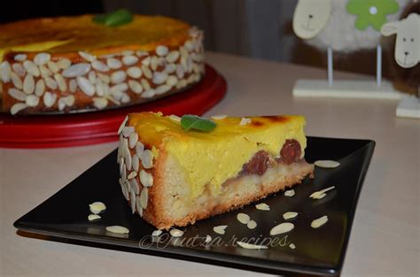 TARTA CU CREMA DE BRANZA SI VISINE Https Tiutza Recipes