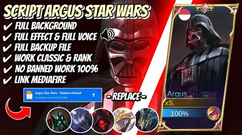 Script Skin Argus Star Wars No Password Full Effect Voice Latest