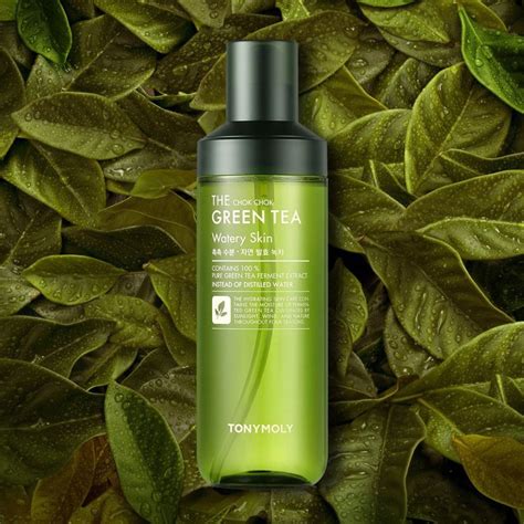 Tonymoly The Chok Chok Green Tea Watery Skin Ml Shopee Thailand