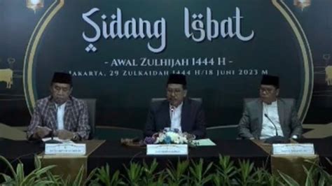 Hari Raya Iduladha Hijriah Ditetapkan Jatuh Pada Juni