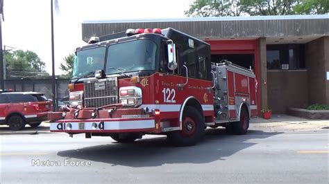 Chicago Fire Dept Engine 122 Field Chief 4 5 9 Spare Ambulance 24