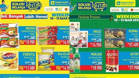 Promo Hypermart Hari Ini Senin Maret Belanja Mie Instan Sirup