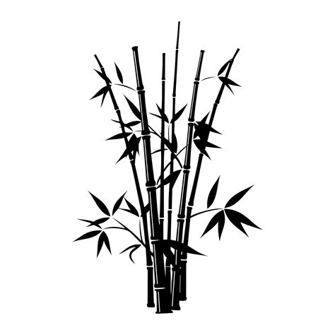 Bamboo Vector Art At Collection Of Bamboo Vector Art