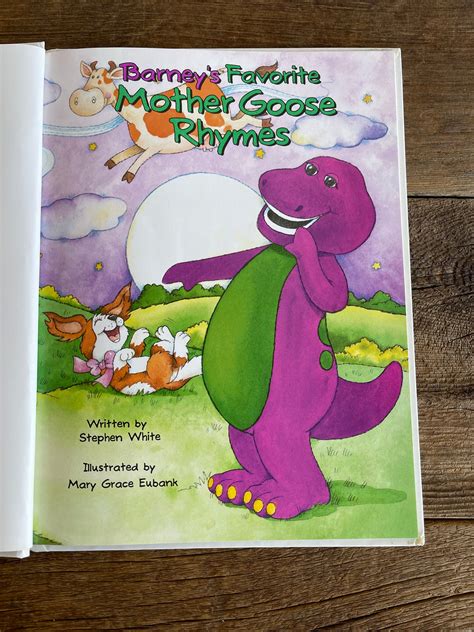 Barney S Favorite Mother Goose Rhymes Vol 1 1993 Etsy Canada