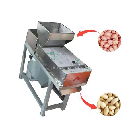 Roasted Peanut Red Skin Peeler Peanut Peeling Machine 200kg Hour