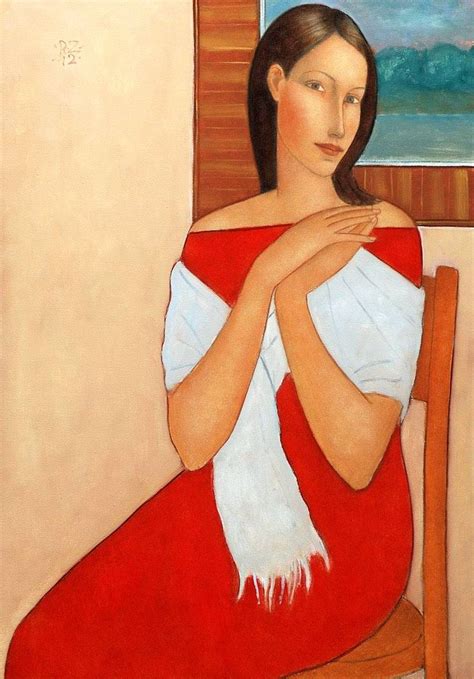 Roman Zakrzewski Figurative Painter Portraiture Art Modigliani Art