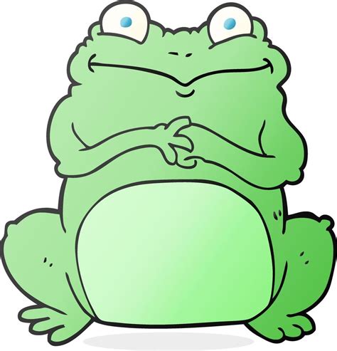 cartoon funny frog 12282692 Vector Art at Vecteezy