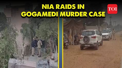 Karni Sena Chief Sukhdev Singh Gogamedi Murder Case Nia Raids 31