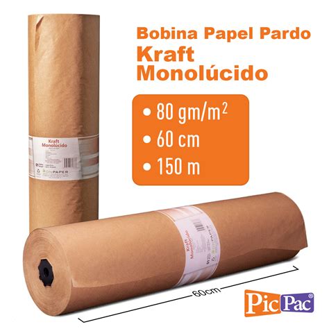 Bobina Kraft Monol Cido G Cm X M Picpac Embalagens