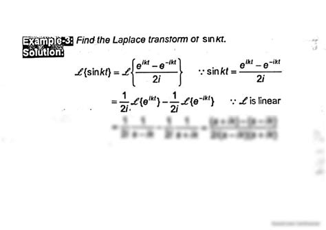 SOLUTION Laplace Fourier And Z Transforms Examples With Answers