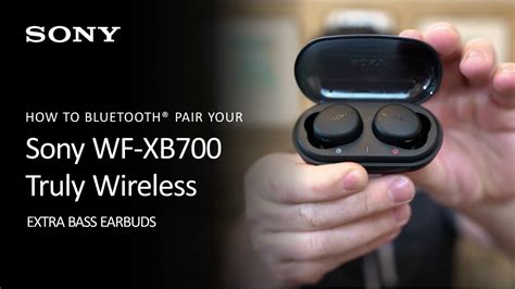 Sony How To Bluetooth Pair Your Wf Xb To Your Mobile Device Youtube