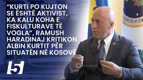 Haradinaj Kurti po kujton se është aktivist ka kalu koha e