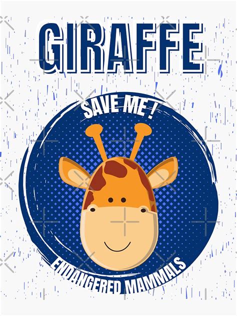 Giraffe Sticker For Sale By Yassooarts Redbubble