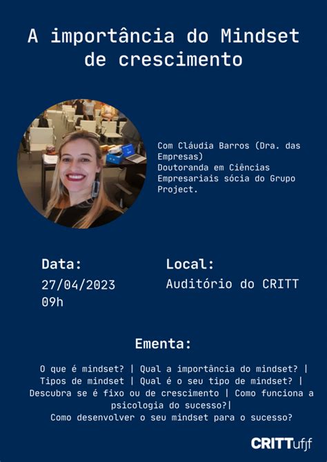 Critt Promove Palestras Gratuitas Sobre Crescimento Profissional