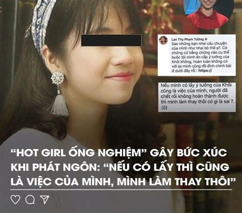 Lan Thy hot girl ống nghiệm là ai Tại sao liên tục bị phốt