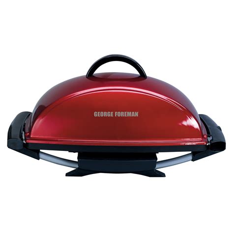 George Foreman 12 Serving Indooroutdoor Rectangular Electric Grill Red Gfo201r 1