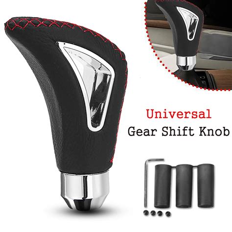 PU Leather Universal Shift Knob Shifter Lever Cover Car Auto Manual