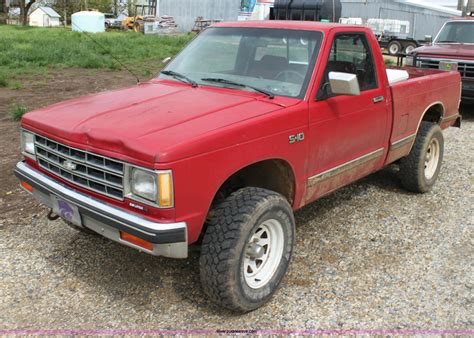 1984 Chevrolet S10 Pickup Truck In Douglass Ks Item H7499 Sold