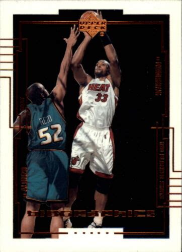 1999 00 Upper Deck BioGraphics Miami Heat Basketball Card B21 Alonzo