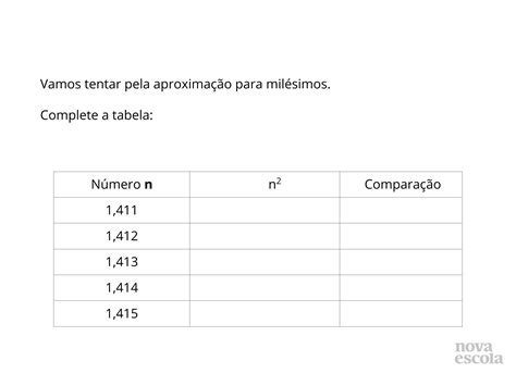 Números Irracionais Reais 1 Planos De Aula 9º Ano