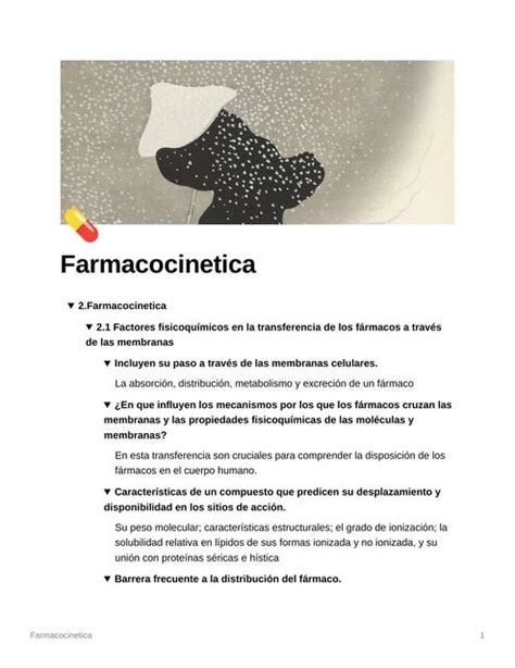 Farmacocinética ESPM MEDICINA uDocz