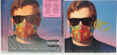 Elton John Signed Autograph The Lockdown Sessions Cd Insert Jsa Coa