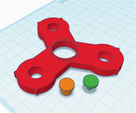 3D Printed Fidget Spinner - TinkerCAD / Cura : 11 Steps (with Pictures ...