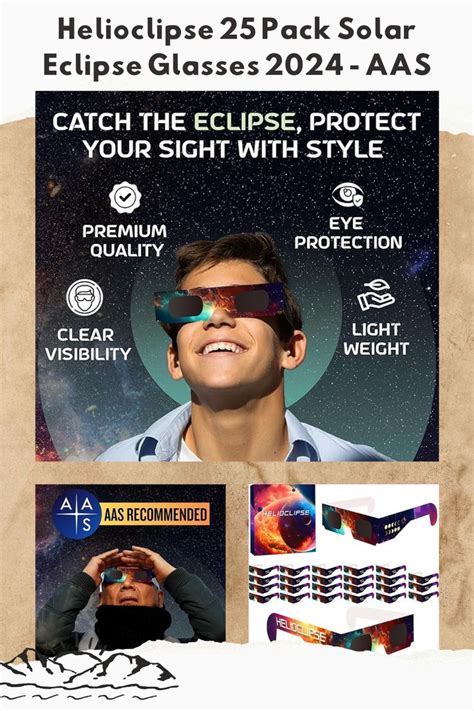 Helioclipse Solar Eclipse Glasses Aas Approved Pack Trusted