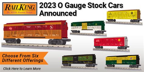 O Gauge Railking Stock Cars Announced Mth Electric Trains