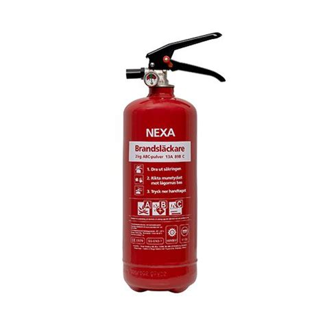 Nexa Brandsläckare pulver 2kg