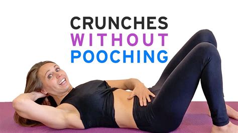 Can You Do A Crunch Without Any Lower Belly Pooching Youtube