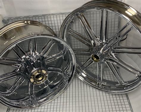 Harley Breakout Softail Mag Wheels Oem Custom Chrome Chopper Rims