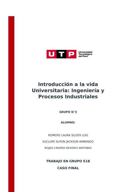 CASO Final IVU Introducción a la vida Universitaria