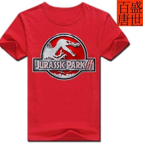 Mens T Shirt Jurassic Park Dinosaur Rex Funny Short Sleeve Cotton Round Neck T Shirts Casual