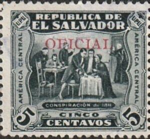 Stamp Conspiracy Of 1811 El Salvador Officials 1925 Mi SV D210 Sn SV