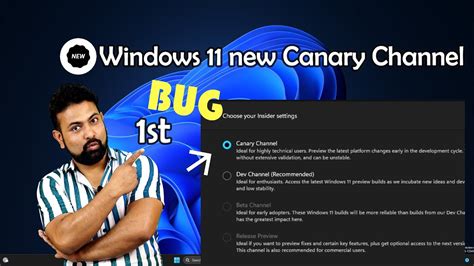 First Major Bug With Windows New Canary Channel Youtube