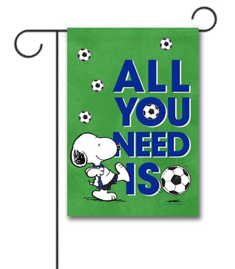 Buy Peanuts Soccer Snoopy Garden Flag Snoopy Flagology